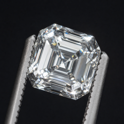 Diament Laboratoryjny Asscher 1.06 ct barwa D czystość VVS2 certyfikat IGI