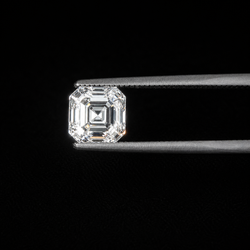 Diament laboratoryjny szlif Asscher kwadratowy Art Deco 1 karat