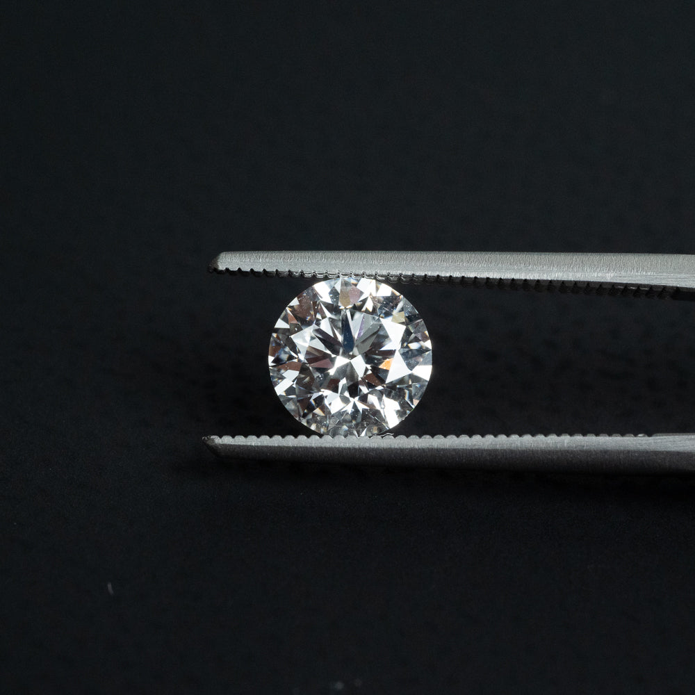Lab grown diamond round Brilliant cut 1.00 ct D color VVS2