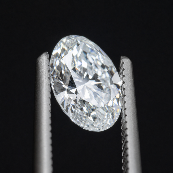 Diament Laboratoryjny Oval 1.07 ct barwa D czystość VVS2 certyfikat IGI