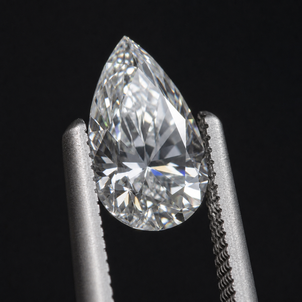 Diament Laboratoryjny Pear 1.03 ct barwa D czystość VVS2 certyfikat IGI